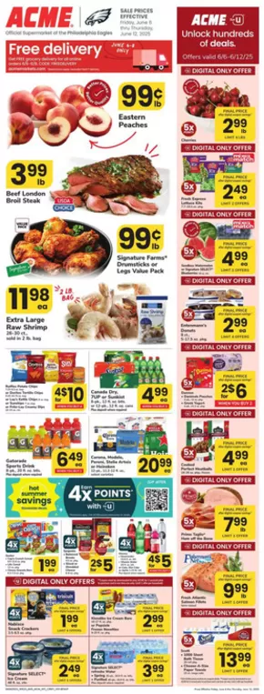 ACME catalogue in Burlington NJ | Weekly Ad | 2025-06-06T00:00:00.000Z - 2025-06-12T00:00:00.000Z
