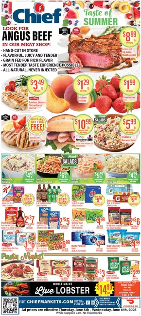 Chief Supermarket catalogue in Van Wert OH | Chief Supermarket weekly ad | 2025-06-05T00:00:00.000Z - 2025-06-11T00:00:00.000Z