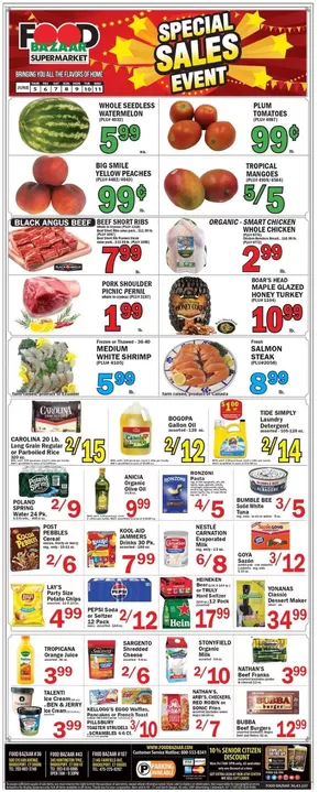 Food Bazaar catalogue in Newtown CT | Food Bazaar weekly ad | 2025-06-05T00:00:00.000Z - 2025-06-11T00:00:00.000Z