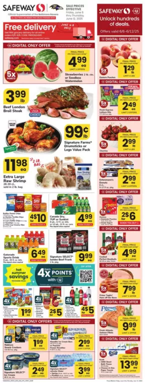 Safeway catalogue in Chevy Chase MD | Discover attractive offers | 2025-06-06T00:00:00.000Z - 2025-06-12T00:00:00.000Z