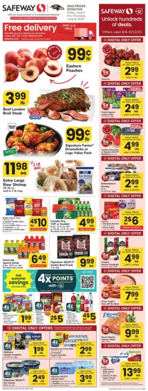 Safeway catalogue in Smyrna DE | Top offers for smart savers | 2025-06-06T00:00:00.000Z - 2025-06-12T00:00:00.000Z