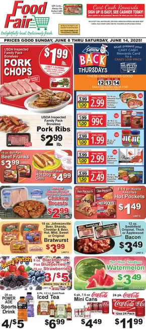 FoodFair catalogue in West Hamlin WV | Food Fair Weekly Circular 0608-0614 | 2025-06-06T00:00:00.000Z - 2025-06-14T00:00:00.000Z