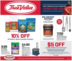 True Value catalogue in Valdosta GA | Top offers for smart savers | 2025-06-06T00:00:00.000Z - 2025-06-23T00:00:00.000Z