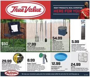 True Value catalogue in Valdosta GA | Exclusive bargains | 2025-06-06T00:00:00.000Z - 2025-06-23T00:00:00.000Z