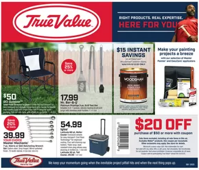True Value catalogue in Valdosta GA | Current bargains and offers | 2025-06-06T00:00:00.000Z - 2025-06-23T00:00:00.000Z
