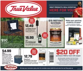 True Value catalogue in Valdosta GA | Great offer for bargain hunters | 2025-06-06T00:00:00.000Z - 2025-06-23T00:00:00.000Z