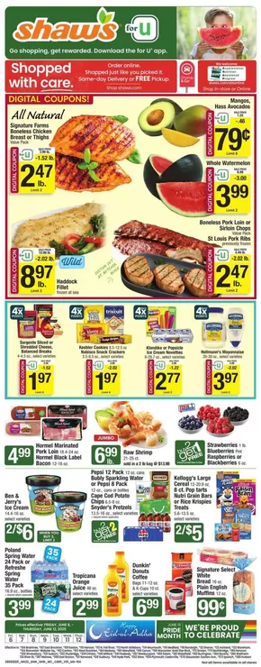 Shaw's catalogue in Middlebury VT | Shaw's flyer | 2025-06-06T00:00:00.000Z - 2025-06-12T00:00:00.000Z