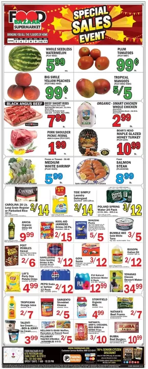 Food Bazaar catalogue in Wyckoff NJ | Top deals and discounts | 2025-06-05T00:00:00.000Z - 2025-06-11T00:00:00.000Z