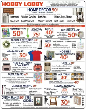 Hobby Lobby catalogue in Grand Rapids OH | Hobby Lobby Weekly ad | 2025-06-08T00:00:00.000Z - 2025-06-14T00:00:00.000Z