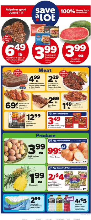 Save a Lot catalogue in Ava NY | Current special promotions | 2025-06-08T00:00:00.000Z - 2025-06-14T00:00:00.000Z