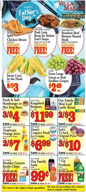 Village Market Food Centers catalogue in Dowagiac MI | Offers for bargain hunters | 2025-06-09T00:00:00.000Z - 2025-06-15T00:00:00.000Z