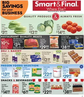 Smart & Final catalogue in American Canyon CA | Business & Club Savings (05/28/25 - 06/10/25) | 2025-05-27T00:00:00.000Z - 2025-06-10T00:00:00.000Z