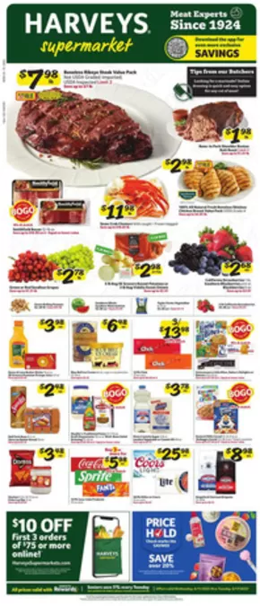 Harveys Supermarkets catalogue in Helena GA | Exclusive deals for our customers | 2025-06-11T00:00:00.000Z - 2025-06-17T00:00:00.000Z