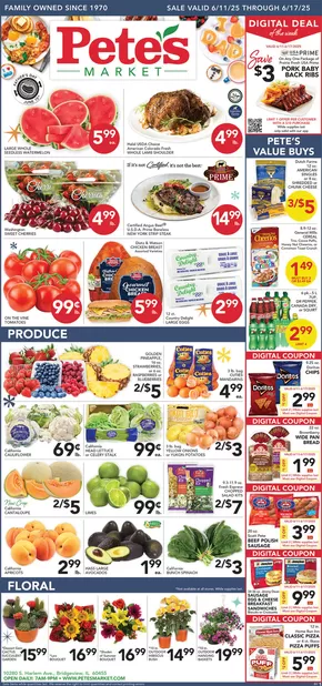 Pete's Fresh Market catalogue in Oak Park IL | Great discounts on selected products | 2025-06-11T00:00:00.000Z - 2025-06-17T00:00:00.000Z