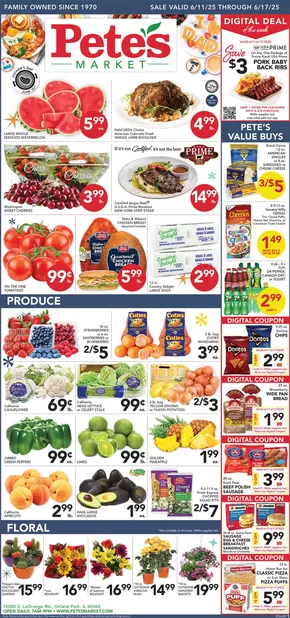 Pete's Fresh Market catalogue in Crest Hill IL | Exclusive deals and bargains | 2025-06-11T00:00:00.000Z - 2025-06-17T00:00:00.000Z