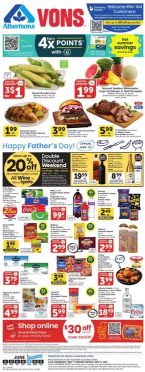 Albertsons catalogue in Capistrano Beach CA | Great offer for bargain hunters | 2025-06-11T00:00:00.000Z - 2025-06-17T00:00:00.000Z