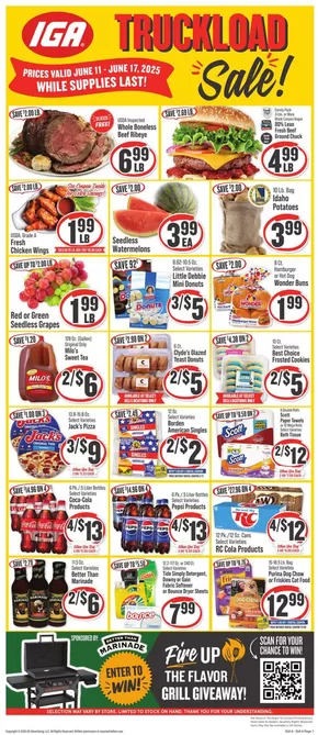IGA catalogue in Hazel Green KY | Top deals for all customers | 2025-06-11T00:00:00.000Z - 2025-06-17T00:00:00.000Z