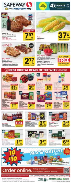Safeway catalogue in La Junta CO | Great discounts on selected products | 2025-06-11T00:00:00.000Z - 2025-06-17T00:00:00.000Z