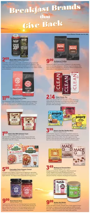 United Supermarkets catalogue | Breakfast Brands that Give Back | 2025-06-10T00:00:00.000Z - 2025-06-24T00:00:00.000Z