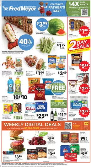 Fred Meyer catalogue in Kent WA | Discover attractive offers | 2025-06-11T00:00:00.000Z - 2025-06-17T00:00:00.000Z