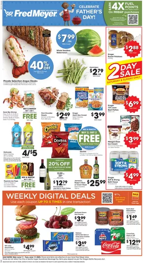 Fred Meyer catalogue in Kent WA | Current deals and offers | 2025-06-11T00:00:00.000Z - 2025-06-17T00:00:00.000Z