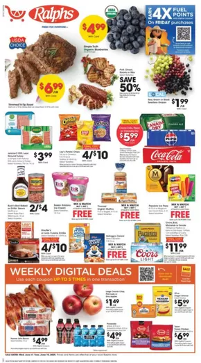 Ralphs catalogue in Capistrano Beach CA | Ralphs Weekly Ad Print | 2025-06-04T00:00:00.000Z - 2025-06-11T00:00:00.000Z