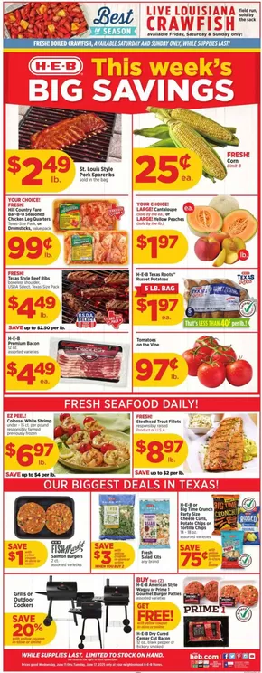 H-E-B catalogue in Kerrville TX | Weekly Ads H-E-B | 2025-06-11T00:00:00.000Z - 2025-06-17T00:00:00.000Z