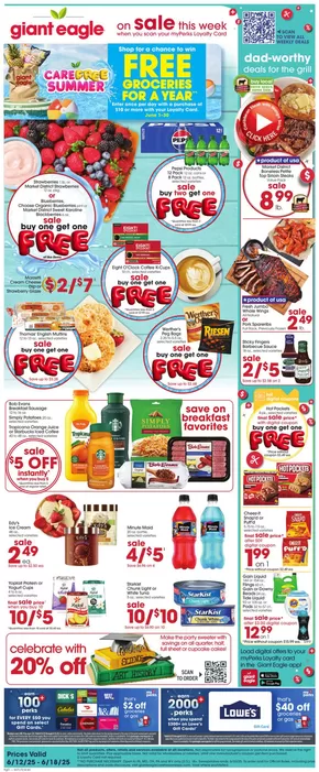 Giant Eagle catalogue | Great discounts on selected products | 2025-06-12T00:00:00.000Z - 2025-06-18T00:00:00.000Z