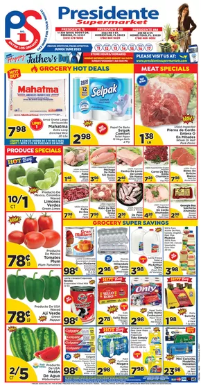 Presidente catalogue | Exclusive deals for our customers | 2025-06-11T00:00:00.000Z - 2025-06-17T00:00:00.000Z