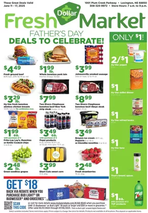 Hy-Vee catalogue in Mankato MN | Dollar Fresh | 2025-06-11T00:00:00.000Z - 2025-06-17T00:00:00.000Z