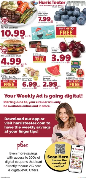 Harris Teeter catalogue in Indian Land SC | Our best offers for you | 2025-06-11T00:00:00.000Z - 2025-06-17T00:00:00.000Z