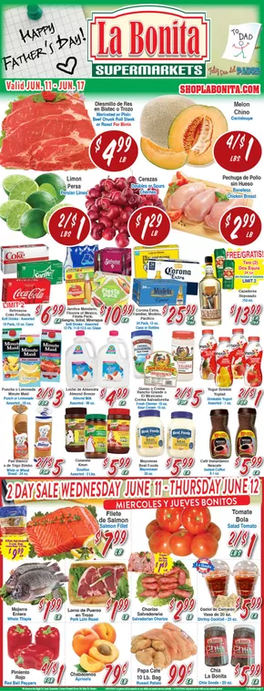 La Bonita Supermarkets catalogue in Las Vegas NV | La Bonita Supermarkets weekly ad | 2025-06-11T00:00:00.000Z - 2025-06-17T00:00:00.000Z