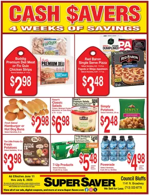 Super Saver catalogue in Council Bluffs IA | Top offers for smart savers | 2025-06-11T00:00:00.000Z - 2025-07-08T00:00:00.000Z