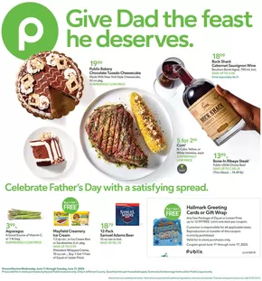 Publix catalogue in Independence KY | Current special promotions | 2025-06-11T00:00:00.000Z - 2025-06-17T00:00:00.000Z