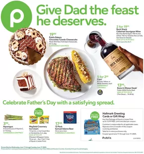 Publix catalogue | Top deals and discounts | 2025-06-11T00:00:00.000Z - 2025-06-17T00:00:00.000Z