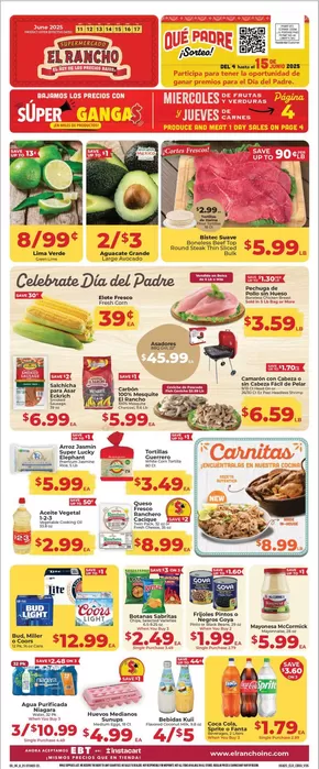 Supermercado El Rancho catalogue in Houston TX | Supermercado El Rancho Weekly ad | 2025-06-04T00:00:00.000Z - 2025-06-15T00:00:00.000Z