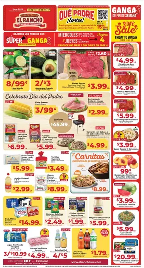 Supermercado El Rancho catalogue in Rockwall TX | Exclusive bargains | 2025-06-13T00:00:00.000Z - 2025-06-15T00:00:00.000Z