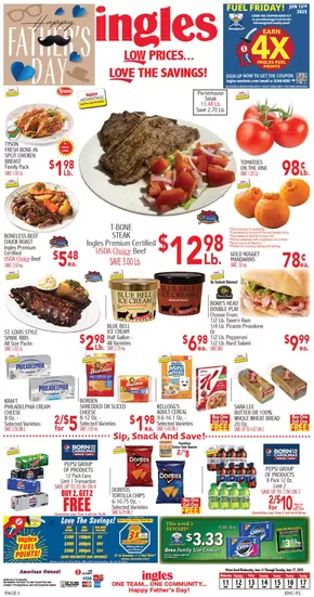 Ingles Markets catalogue in Crumpler NC | Top deals and discounts | 2025-06-11T00:00:00.000Z - 2025-06-17T00:00:00.000Z