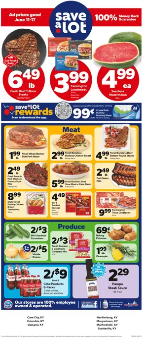Save a Lot catalogue in Cloverport KY | Great offer for all customers | 2025-06-11T00:00:00.000Z - 2025-06-17T00:00:00.000Z