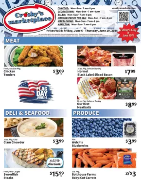 Crosby's Marketplace  catalogue in Southborough MA | Catalog Crosby's Marketplace  | 2025-06-06T00:00:00.000Z - 2025-06-19T00:00:00.000Z