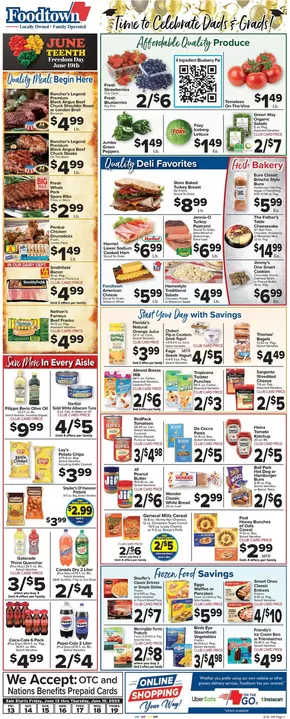 Foodtown supermarkets catalogue in Rego Park NY | Save now with our deals | 2025-06-13T00:00:00.000Z - 2025-06-19T00:00:00.000Z