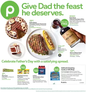 Publix catalogue | Discover attractive offers | 2025-06-12T00:00:00.000Z - 2025-06-18T00:00:00.000Z