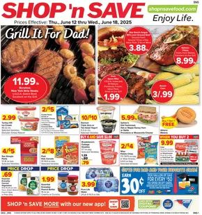 Shop 'n Save catalogue in Grindstone PA | Shop 'n Save Weekly ad | 2025-06-12T00:00:00.000Z - 2025-06-18T00:00:00.000Z
