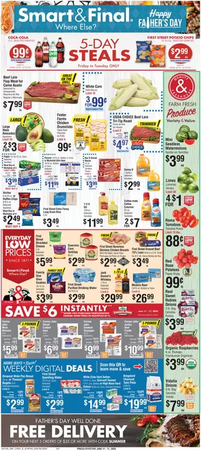 Smart & Final catalogue in Gilbert AZ | Great offer for bargain hunters | 2025-06-13T00:00:00.000Z - 2025-06-17T00:00:00.000Z