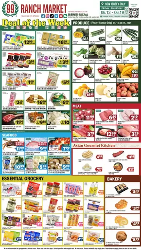 99 Ranch catalogue in New York | 99 ranch Perishable | 2025-06-13T00:00:00.000Z - 2025-06-20T00:00:00.000Z