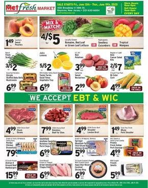 Met Foodmarkets catalogue in New York | Met Foodmarkets weekly ad | 2025-06-13T00:00:00.000Z - 2025-06-19T00:00:00.000Z