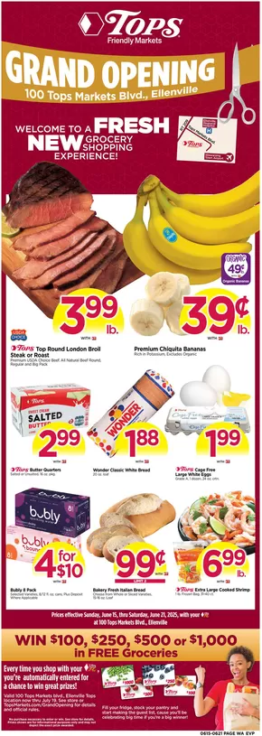 Tops catalogue in Victor NY | Tops weekly ad | 2025-06-15T00:00:00.000Z - 2025-06-21T00:00:00.000Z