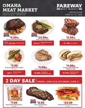 Fareway catalogue in Offutt A F B NE | Great discounts on selected products | 2025-06-16T00:00:00.000Z - 2025-06-21T00:00:00.000Z