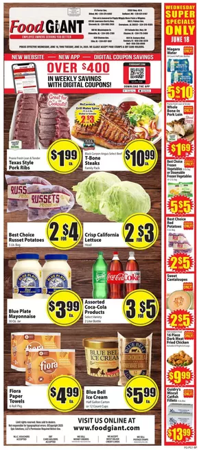 Food Giant catalogue in Saucier MS | Weekly Ad | 2025-06-18T00:00:00.000Z - 2025-06-24T00:00:00.000Z