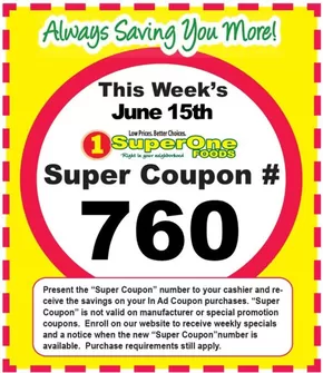 Super One Foods catalogue in Hermantown MN | Weekly Super Coupon Number | 2025-06-06T00:00:00.000Z - 2025-06-21T00:00:00.000Z